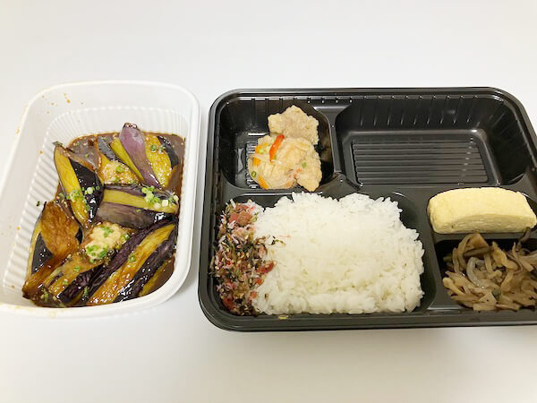 なす味噌弁当